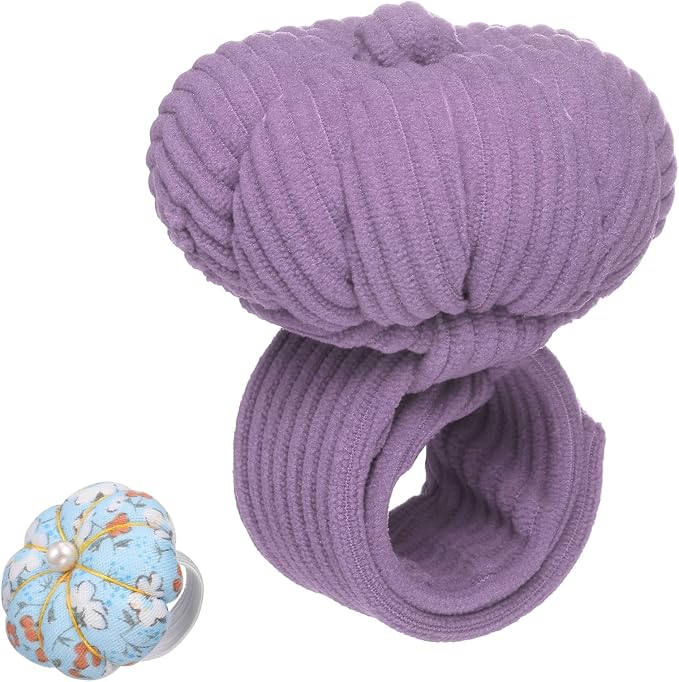 HARFINGTON Wrist Pin Cushions, Sewing Needle Pin Cushion Adjustable Strap by HARFINGTON