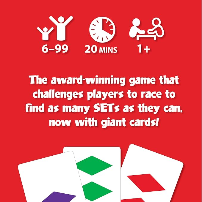 Set Giant Card Games for Kids - Image 3