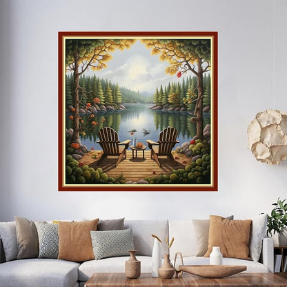 Foxhool Beginners Cross Stitch Kits Stamped Full Range of Embroidery Kits - Image 2