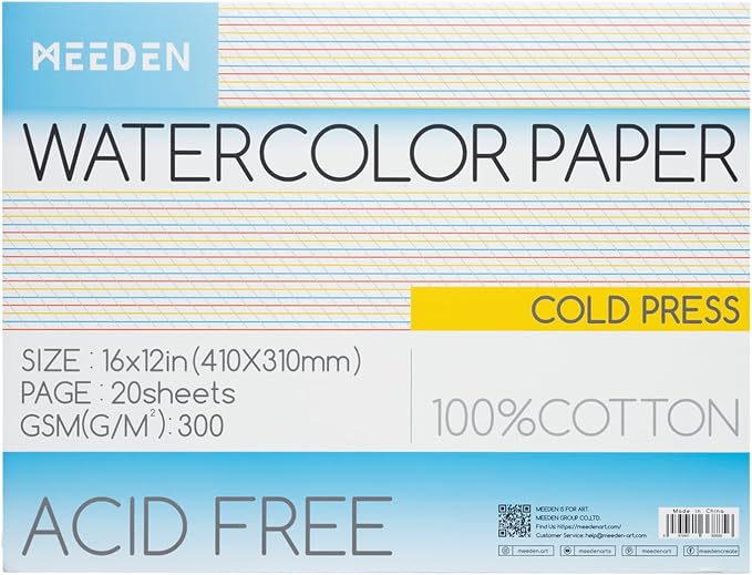 MEEDEN Watercolor Paper Block by MEEDEN