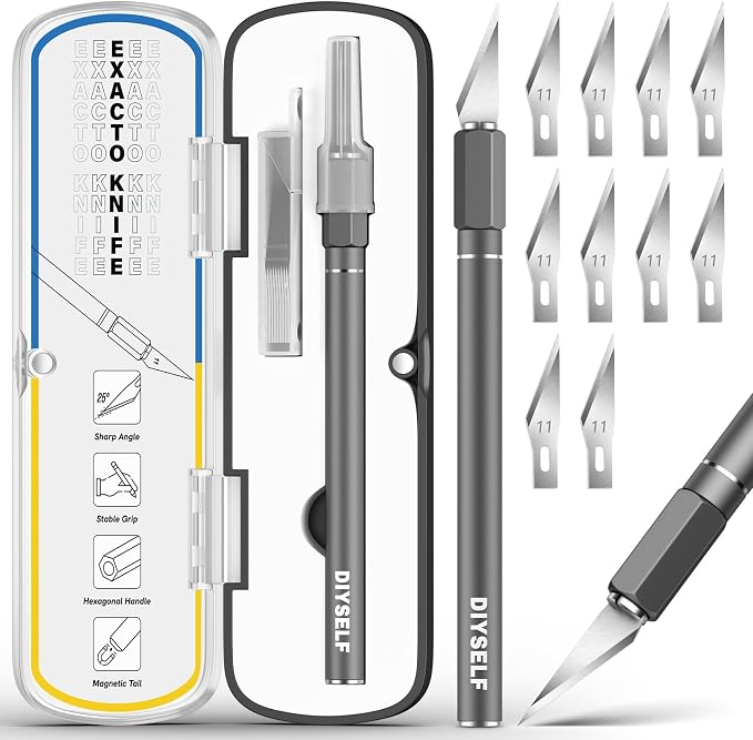 DIYSELF Exacto Knife 12 Pcs Exacto Knife Set by DIYSELF