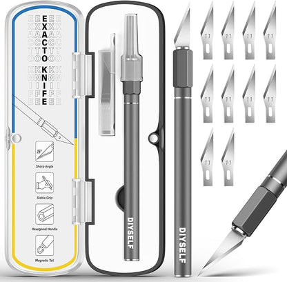 DIYSELF Exacto Knife 12 Pcs Exacto Knife Set by DIYSELF