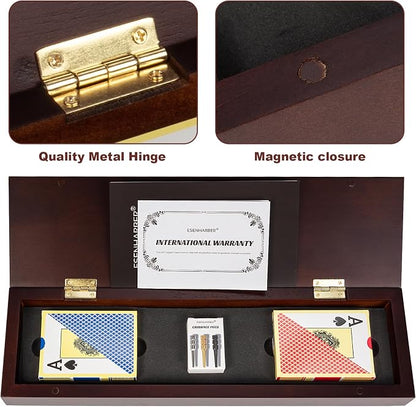 Cribbage Board Game Set, Premium Wooden Board - Image 4