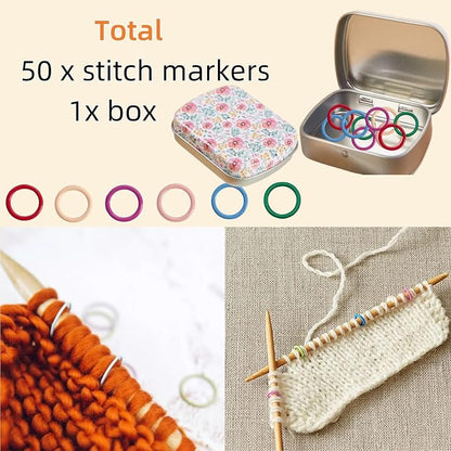 50Pcs Split Ring Stitch Markers - Image 6