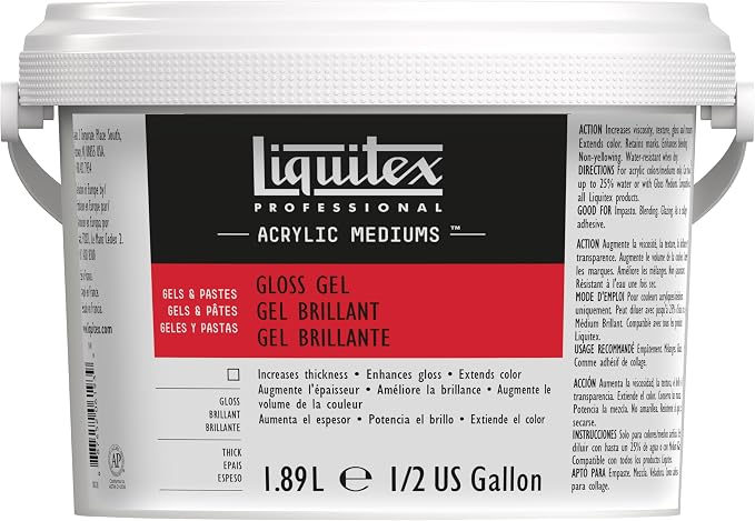 Liquitex Professional Gloss Gel Medium, 1.89L Bucket by Liquitex