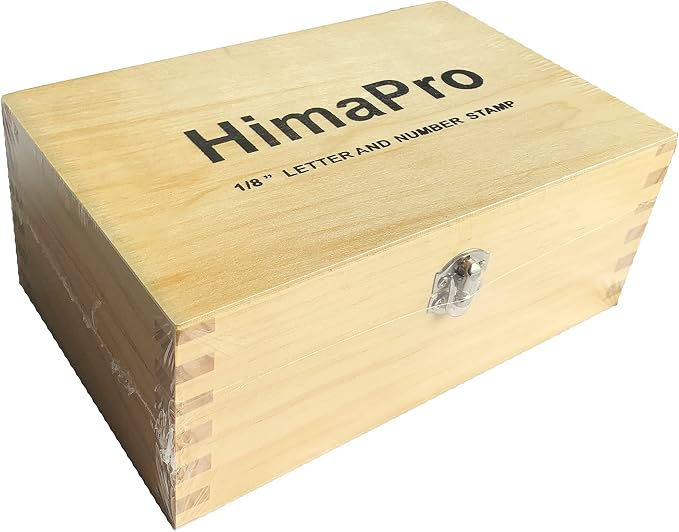 HimaPro Letter and Number Stamp Set 36pcs 40Cr Alloy Steel Metal Stamp Number & - Image 5