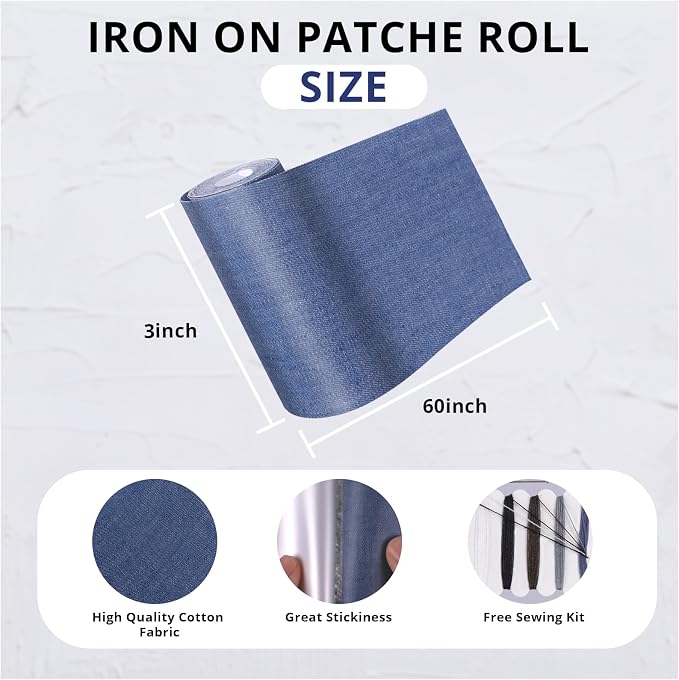 HTVRONT Iron on Patches for Clothes, Jean Patches - Image 3