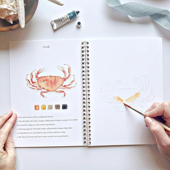 Watercolor Workbooks, Beginner Watercolor Painting Kit – 12 Colors Paint Set - Image 3