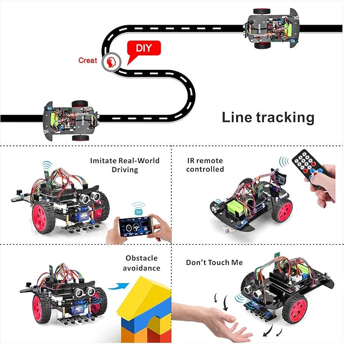 OSOYOO Model 3 Robot Car DIY Starter Kit - Image 4