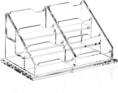 Business Card Holder for Desk, Acrylic Business Card Organizer, Office Desk - Image 2