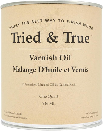 Tried & True Superior Varnish Oil Wood Finish, Quart by TriedTrue