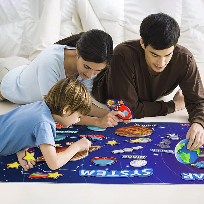 OKOOKO Solar System Felt Story Board Set 41PCS 43x29inch Outer Space Universe - Image 6