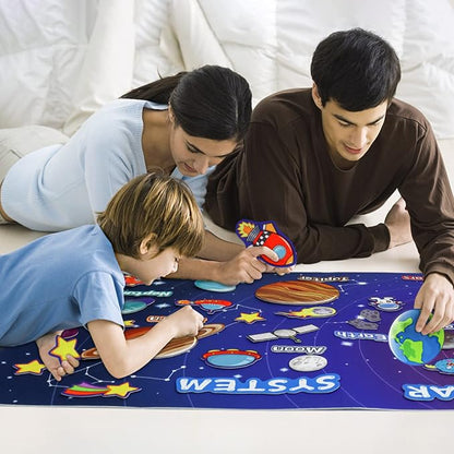 OKOOKO Solar System Felt Story Board Set 41PCS 43x29inch Outer Space Universe - Image 6