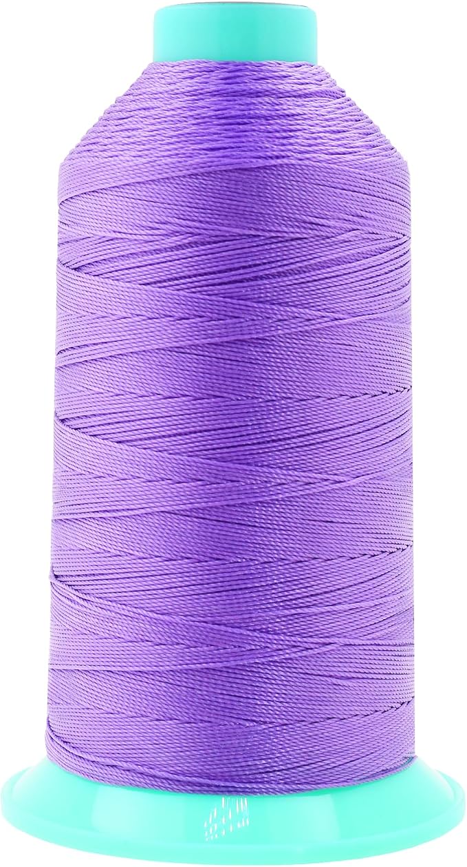 Mandala Crafts Bonded Nylon Thread Lilac Heavy Duty Sewing Threads by MandalaCrafts