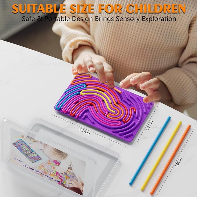 Sensory Fidget Toys for Kids Toddler Boys, Sensory Activity Board for Stress - Image 6