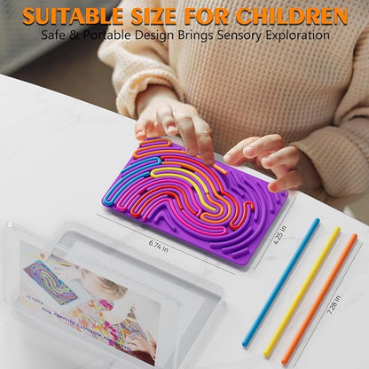 Sensory Fidget Toys for Kids Toddler Boys, Sensory Activity Board for Stress - Image 6
