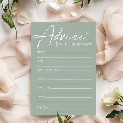 Bridal Shower Games Cards, Advice - Image 3
