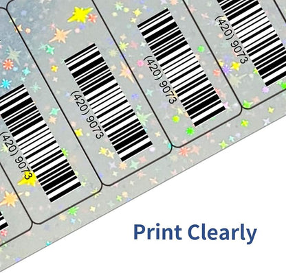 STARLIBOO 1" x 2-5/8" Address Labels- Holographic Color Stickers - Image 6