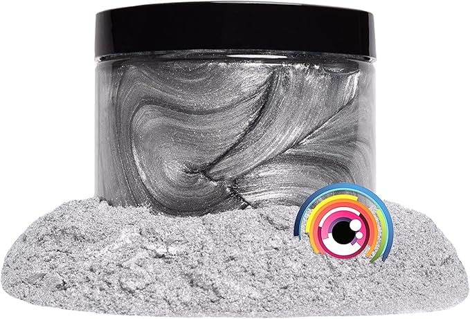 Eye Candy Pigments Premium Silver Mica Powder - Image 4