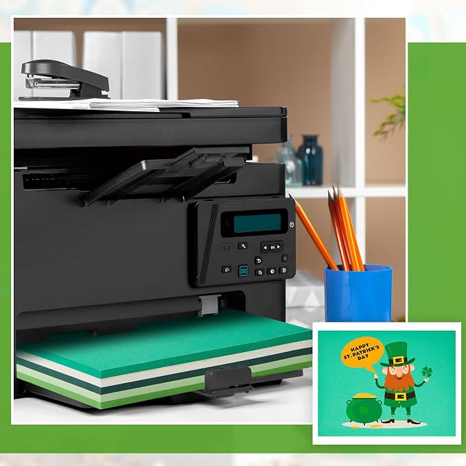 Sinmoe 100 Sheets 5 Shades Cardstock Paper 8.5 x 11 Inches 180gsm Solid Core - Image 6