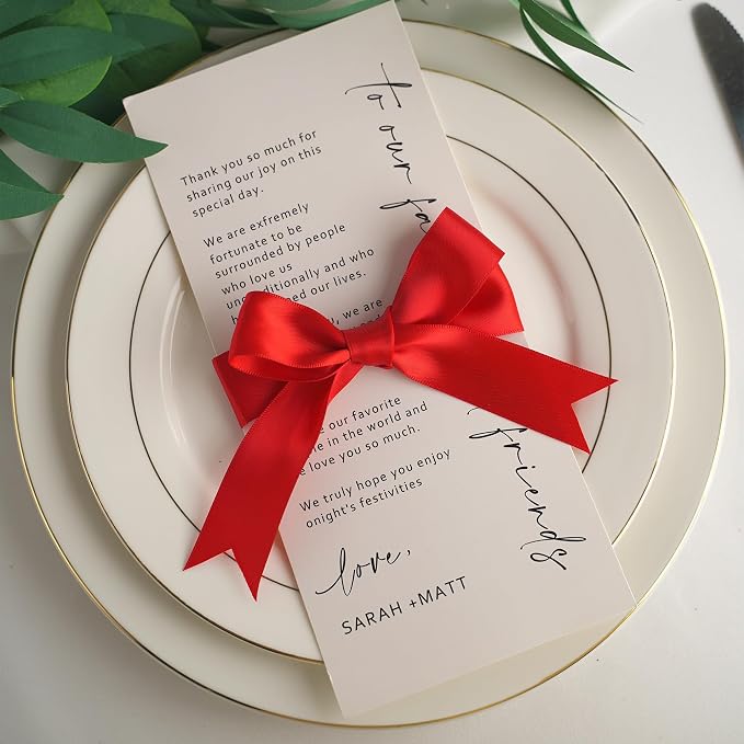 HUIHUANG Red Satin Ribbon - Image 5