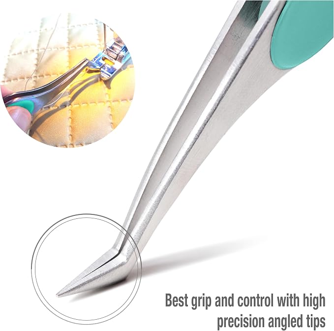 Beaditive High Precision Angled Tip Tweezers - Image 7