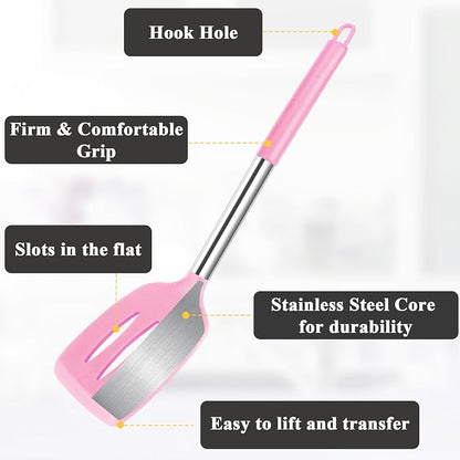 Silicone Spatula Spoon Set, BPA Free Kitchen Turners - Image 2