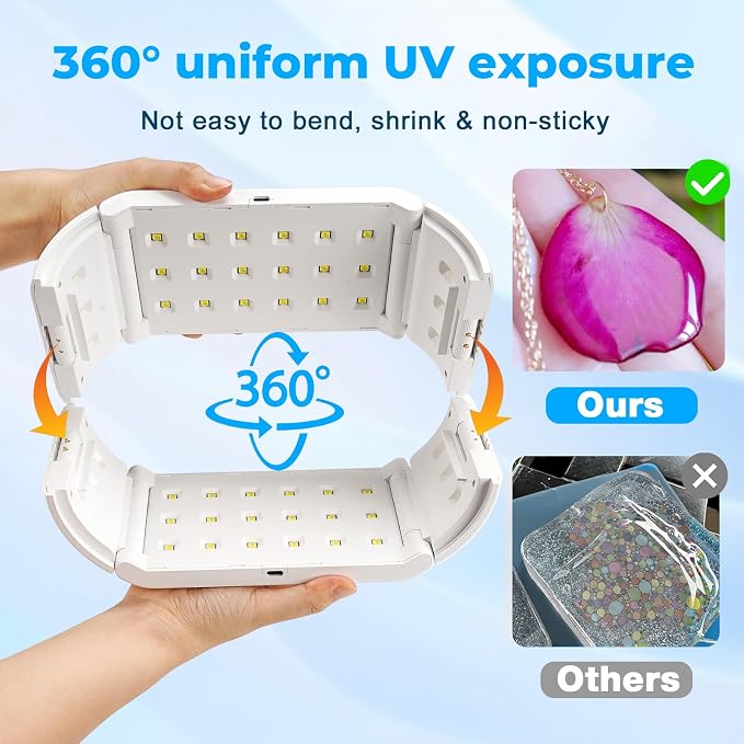 JDiction UV Light for Resin, Wireless UV Resin Lamp - Image 6