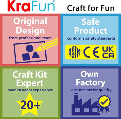 KRAFUN My First Felt Kit Animal Craft Kit - Image 7