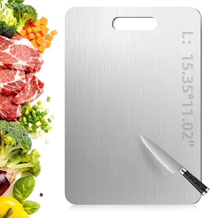 Tavano Titanium Cutting Board, Titanium Cutting Boards by Unknown