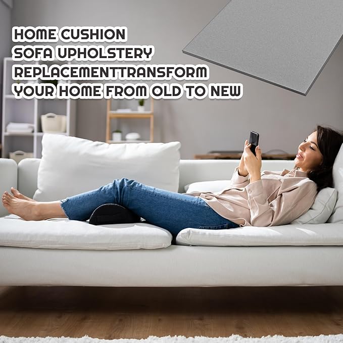 Amylove Polyurethane Foam 24" x 72" High Density Cushion Upholstery Foam Sheet - Image 6