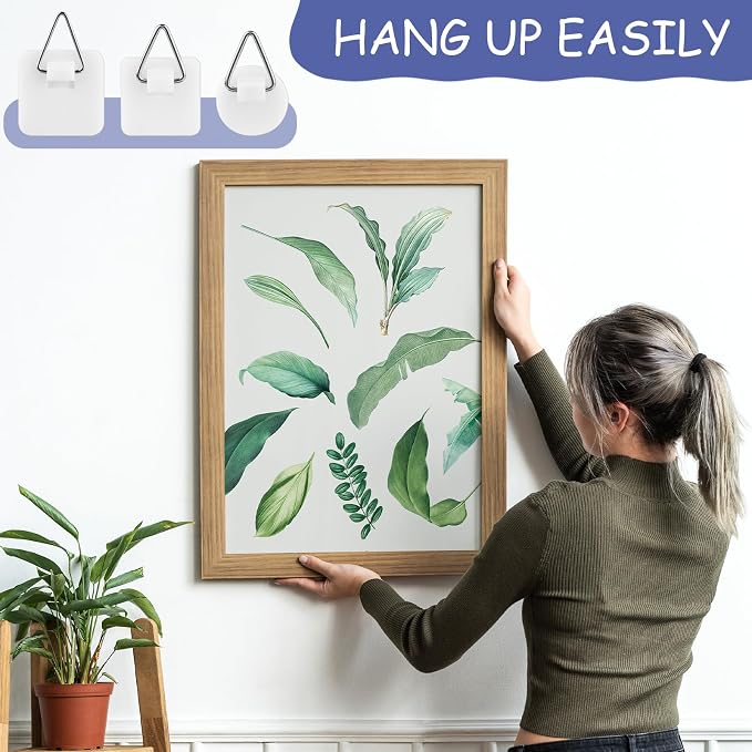 simarro 15PCS Adhesive Picture Hanger, Picture Hanging Hooks Without Nails - Image 5