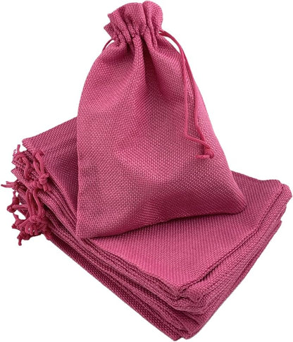 Palmhomee Pack of 25 Burlap Gift Bags by Palmhomee