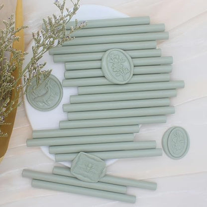 52pcs Sage Green Wax Sealing Sticks, Andotopee Glue Gun Adhesive Seal Sticks - Image 7