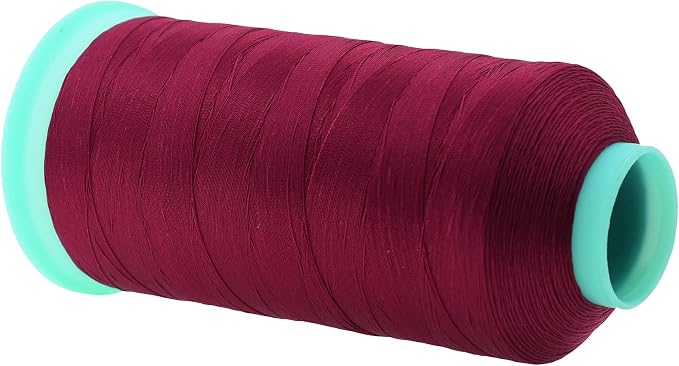 Mandala Crafts Bonded Nylon Thread Wine Heavy Duty Sewing Threads - Image 2