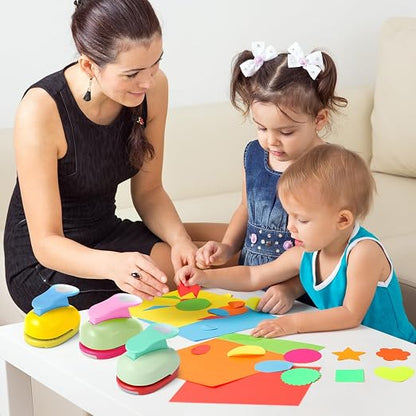 CHENGU 16 Pcs Craft Holes Punch Paper Punchers Scrapbook Punches - Image 7