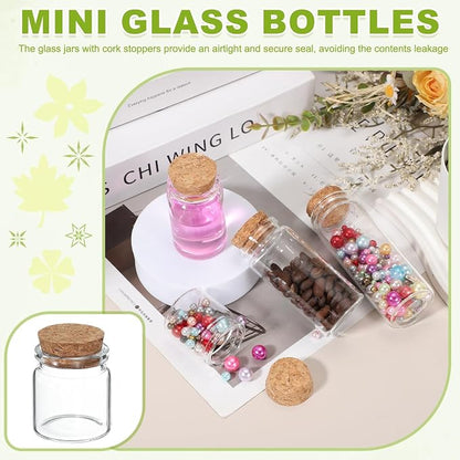 uxcell 6Pcs Mini Glass Bottles - Image 7