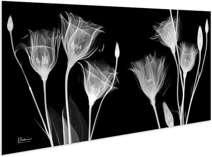 Empire Art Direct Frameless Free Floating Tempered Glass Panel Graphic Flower - Image 4