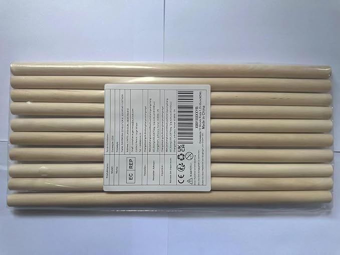 1/2 x 15 Wooden Dowels Wooden Sticks - Image 7