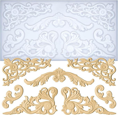 Art Molds for Polyclay Air Dry Clay Plaster Epoxy Resin Fondant Cake Decor by FUNSHOWCASE
