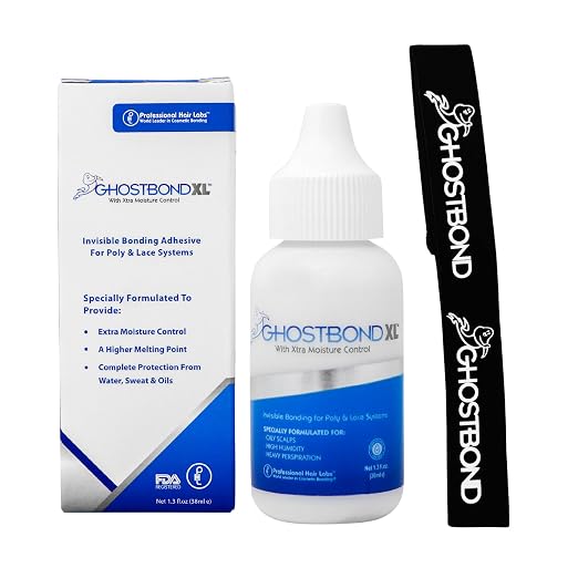 GHOSTBOND XL Hair Replacement Adhesive 1.3oz & Elastic Meltband Set | Invisible by ProfessionalHairLabs%E2%84%A2