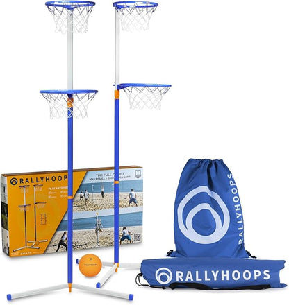 7 FT - World’s First Sports Game to Mash Volleyball & Basketball - Setup in by RallyHoops