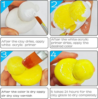 50ml Air Dry Clay Varnish，Air Dry Clay Sealant - Image 5