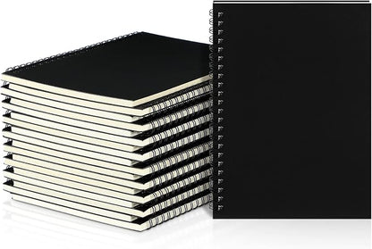 Yahenda 18 Pcs Spiral Notebook Bulk A5 Journal Lined 8.3'' x 5.5'' Writing by Yahenda