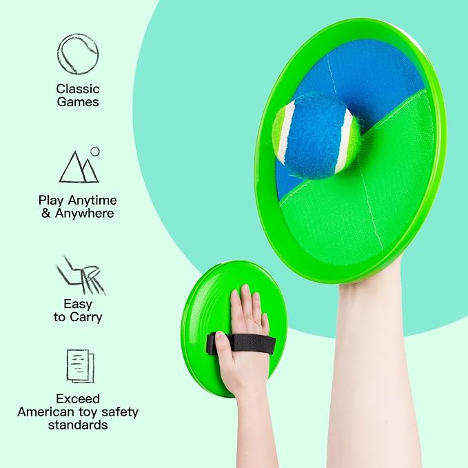 EVERICH Upgraded Toss and Catch Ball Game Set - Image 3