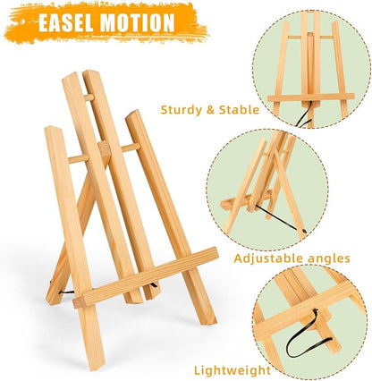 10 Pack 11.8" Wooden Easel, Easel Stand - Image 3