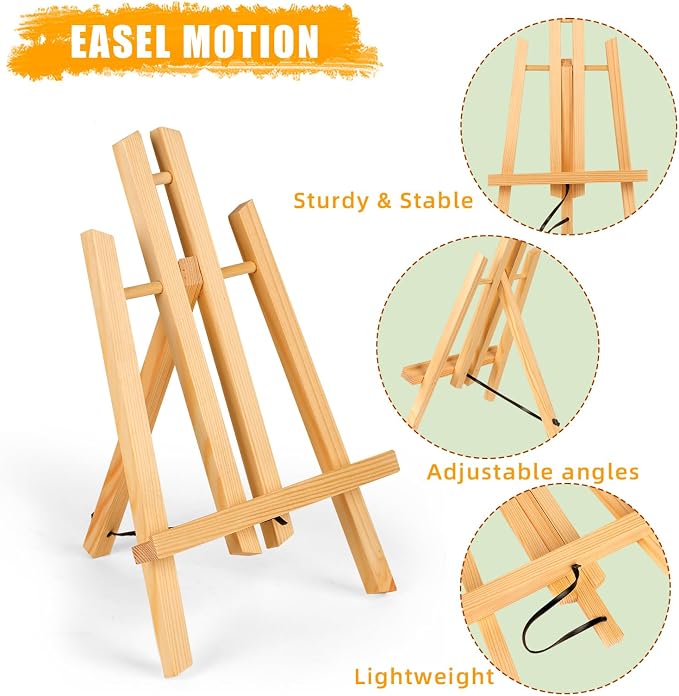 20 Pack 11.8" Wooden Easel, Easel Stand - Image 3