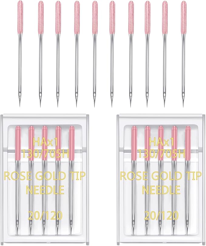 YICBOR Sewing Machine Needles, Universal Regular Point Flat Shank Sewing by YICBOR