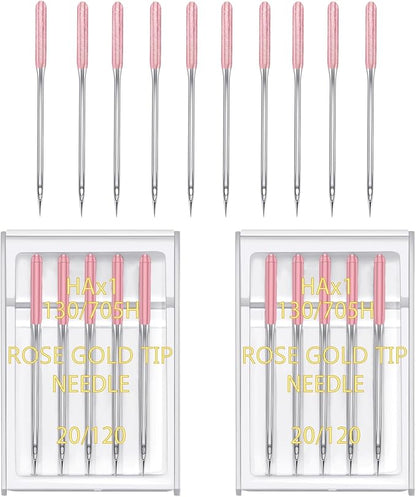 YICBOR Sewing Machine Needles, Universal Regular Point Flat Shank Sewing by YICBOR