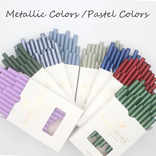 Dusty Blue Wax Seal Sticks 20pcs, Andotopee Glue Gun Wax Seal Sticks - Image 7